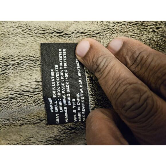 Anne‎ Klein Soft Leather Blazer Jacket Womens Medium Black Quilt Accent Pockets - Picture 6 of 10